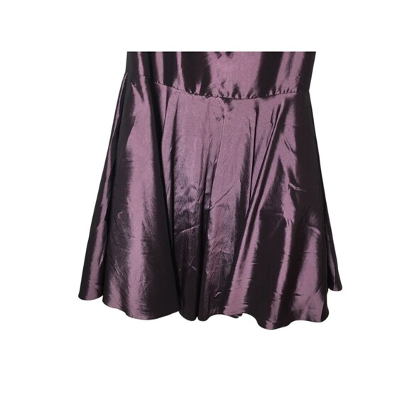 Jade Couture Dress Women's Size 12 Purple Satin Prom Strapless - Picture 4 of 7